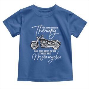 motorcycle repair shop blue printed tshirt