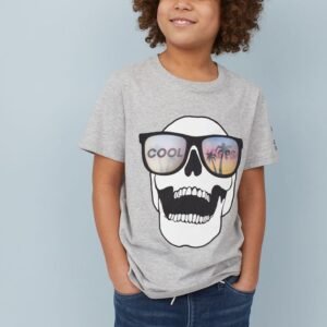 printed tshirt grey color